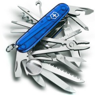 Victorinox 1.6795.T2, Кишеньковий Ніж Swiss Champ, 91 Мм, 33 Функції, Синій. Тр.