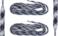 Сіро-Чорні Шнурки Adidas Outdoor Flat 9 Мм Шнурки 120 См