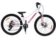 24 Queen Mtb Підвісний Велосипед Shimano Aluminium Pink White Disc Ham