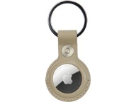 Брелок Audi Synthetic Leather Для Apple Airtag Beige