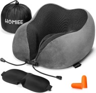 Ергономічна Туристична Подорожна Подушка Memory Foam Наволка + Сумка