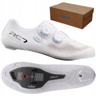Шосейні Велосипедні Черевики Shimano Sh-Rc703 З Педалями, Білі