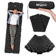Надлегкий Туристичний Кемпінговий Матрац Powerlix 198X58 См Чорний