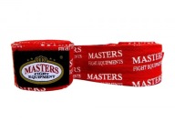 Boxing Bandages, Cotton Wraps, Masters Tapes, 3M - Red