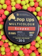 Cc Baits Pop Ups Протеінові Кульки 8 Мм Різнокольорові - Scopex