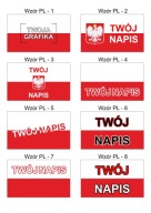 Прапор Польщі Your Own Lettern Text 90X150 См Польща, Польський Виробник