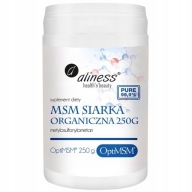 Aliness Msm Organic Sulphur Optimsm Порошок 250 Грам Метилсульфонілметану