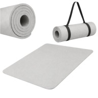 Гімнастичний Килимок Для Фітнес-Йоги Товстий 173 См Тренування Сірий