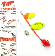 Mepps Pike Tandem Fluo Orange Chartreuse Silver 27 Гр Для Щуки