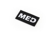 Світловідбиваюча Лазерна Нашивка Med Black