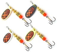 4 X Mepps Black Fury Orange № 2 / 4,5 Гр S.g.c.b