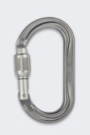 Petzl Ok Screw Lock Карабін Сірий