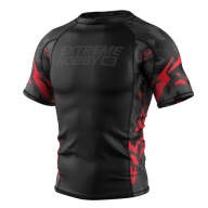 Рашгард Extreme Hobby З Коротким Рукавом Black Panther Black And Red