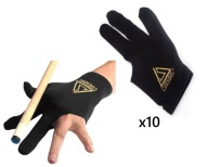 Cuesoul Billiard Glove Set 10 Pcs Більярдні Рукавички На 3 Пальці