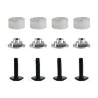 4 Шт. M4 Back Up Hardwares Safe Solid Professional Nuts Washers Set Ice