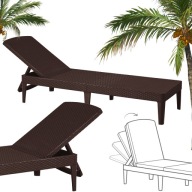 Garden Beach Pool Deckchair Регульований Складаний Шезлонг Jaipur Keter