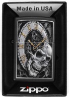 Запальничка Zippo Skull Clock 60004591 Windproof Gasoline