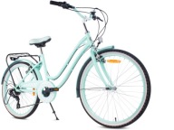 Велосипед Sun Baby Heart Bike 24 Дюйма Молодіжний Для Дівчат, М'ятний