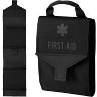 Універсальна Тактична Аптечка Helikon-Tex Flat Med Pouch Cordura, Чорна