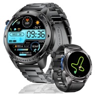 Смарт-Годинник Чоловічий Годинник Gps Amoled Calls Waterproof Ip69K Sport Menu Pl