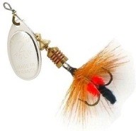 Mepps Aglia Mouche Red Fly Silver № 2-4.5G Оригінальна Принаба №1 У Світі