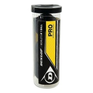 М'яч Для Сквошу Dunlop Pro Tuba 3 Шт - Дві Жовті Точки