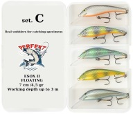 5 X Bonito Esox Ii Воблер 7См/4,5Г/Плаваюча+Коробка C