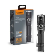 Світлодіодний Ліхтарик Videx 1500Lm Ip67 Нейтральний Білий 5000К 6 Режимів Дальність 230М
