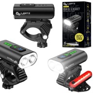 Потужна Лампа Bike Bike Bicycle Light Usb Led 800 Лм Перед + Зад