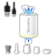 Портативний Компактний Електронасос Зі Led Лампою 3In1 2X (Білий)