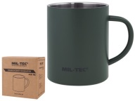Кружка Термотуристична Mil-Tec, Вакуум, Нержавіюча Сталь, 450 Мл Oliv