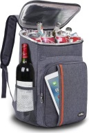 Термосумка Lunchbox 23L Waterproof Для Подорожей, Пікніків І Пляжів, Сіра