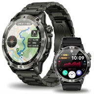 Чоловічий Розумний Годинник Amoled Gps Дзвінки Ip68 Спортивний Годинник 530Mah Pro Menu Pl