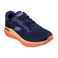 Чоловічі Черевики Skechers Arch Fit 2.0 Темно-Синя Шкіра/Мульти Оздоблення Єс
