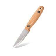 Ніж Bps Knives Finn Lite Puukko Carbon Steel|Ash|Brown Leather Sheath