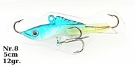 Ice Lure Horizontal Balance Vertical Balans Jig 5См / 12Гр №8