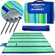 Ковдра Для Пікніка Sun Pro 200X200 См Пляжна Ізоляція З Ручкою Оселедць Ремінець