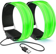 Світлодіодний Світловідбиваючий Браслет Flintronic Usb – Пов’язка Для Бігу