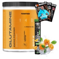 Nowmax L-Glutamine L Glutamine 500G Амінокислоти Регенерація М'язів Кишечник