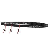 Біговий Пояс Пояс Зі Стартовим Номером Compressport Чорний
