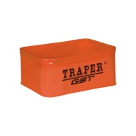 Traper Gst Пвх Контейнер 13X11X12 См Red For Groundbait Pellet Lures