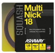 Multi Nick 18 Комплект Ashaway Струни Для Сквошу 1,5 Мм 9 Метрів - Чорний