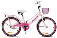 Велосипед Дитячий 20 Дюймів Для Дівчинки Daisy Bike + Підставка + Кошик Pl