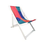 Color Fiesta Шезлонг Дерев'яний Білий 58,5X71/86X100/92 См Homla