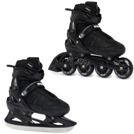 Хокейні Ковзани 2В1 Raven Profession Plus Black Speed Lacing