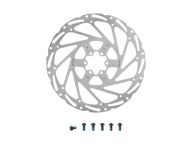 Гальмівний Диск Tektro Tr180-52 180 Мм 6 Болтів Срібний Shimano Tektro Mtb