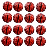 3D Очі 8 Мм Dragon Red 50 Шт