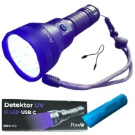 Ліхтарик Powair 51Usb Uv Led, Жовтий, Кондиціонер, Контраст, Сеча, Professional