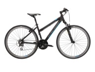 Кросс Велосипед Kross Evado 3.0 Жіночий Чорний/Синий Рама 17