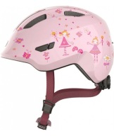 Велошолом Abus Smiley 3.0 Led Princess, Рожевий, Дитячий